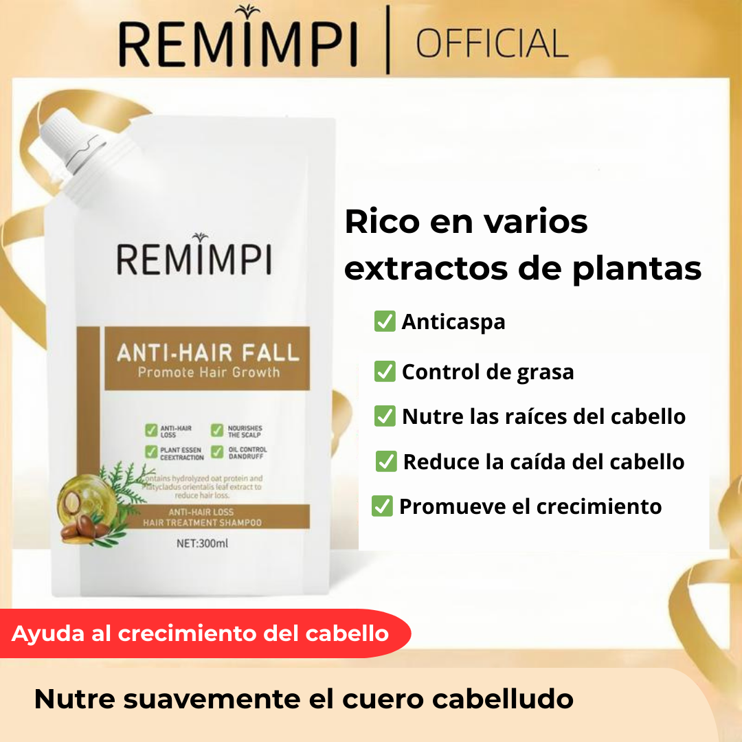 Shampoo Anti-Caída Remimpi - Con un 30% de descuento