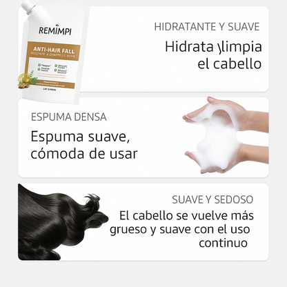 Shampoo Anti-Caída Remimpi - Con un 30% de descuento